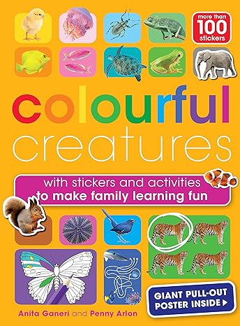 Colorful Creatures - Sticker book